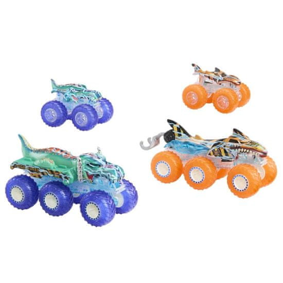 Mattel Hot Wheels MONSTER TRUCKS POWER SMASHERS ŤAHAČ A TRUCK