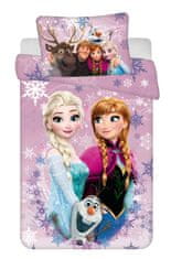 Jerry Fabrics Disney Frozen Ružovo-fialové detské obliečky 100×135 cm, 40×60 cm