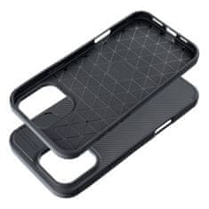 MobilMajak Obal / kryt na Apple iPhone 16 Pro Max čierne - CARBON PREMIUM