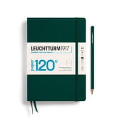 Leuchtturm1917 Zápisník 120G Forest Green Medium A5 bodkovaný