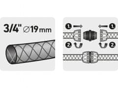 Extol Premium Spojka na hadicu, 3/4", MOSADZ