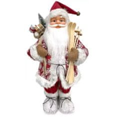 MAGIC HOME Santa stojaci, červený, 46 cm