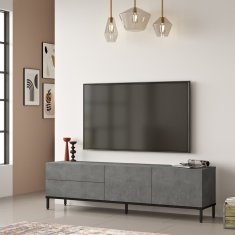 Hanah Home TV stolík Ove III 170 cm sivý