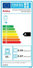 Amica Kombinovaný sporák SPFS 28TLDZP W