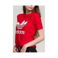 Adidas Tričko červená M Trefoil