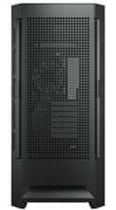 COUGAR PC skriňa AIRFACE Black Mid Tower Mesh Front Panel 1 x 120mm Fan TG Left Panel Black