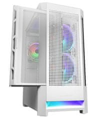 COUGAR PC skriňa AIRFACE RGB White Mid Tower Mesh Front Panel 2 x 140mm ARGB Fans 1x 120mm ARGB Fan TG Le