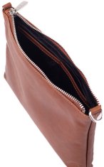 Dámska kožená crossbody kabelka A6C G cognac