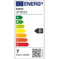 EMOS LED žiarovka Filament sviečka / E14 / 7 W (75 W) / 1055 lm / neutrálna biela