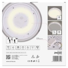 EMOS LED prisadené svietidlo RORI kruhové, biele, 17W, CCT