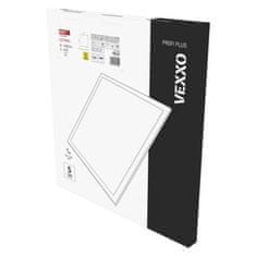 EMOS LED panel VEXXO 60×60, štvorcový biely, 33W neutrálna biela