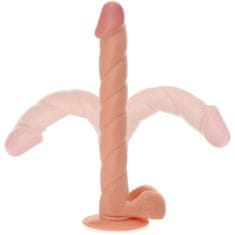 XSARA Elastické dildo na přísavce 32 cm dlouhý penis - 72882164