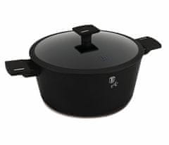 Kastról s titánovým povrchom a pokrievkou 30 cm Matte Black Collection BH-8190