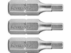 Fortum Bit imbus 3ks, H 3x25mm, S2, FORTUM