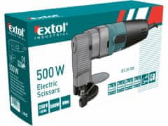 Extol Industrial Nožnice na plech elektrické, príkon 500W, EXTOL INDUSTRIAL