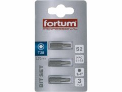 Fortum Bit Torx TX25x25mm, 3ks, S2