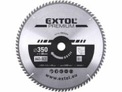 Extol Premium Kotúč pílový s SK plátkami, Ø350x3,5x30mm, 84z, EXTOL PREMIUM