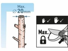 Extol Premium Nožnice záhradnícke, 215mm, SK5, EXTOL PREMIUM