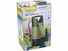 Extol Craft Čerpadlo ponorné, 400W, max. 7500l/h, max. výtlak 5m