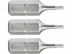 Fortum Bit imbus 3ks, H 1,5x25mm, S2, FORTUM