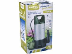 Extol Craft Čerpadlo ponorné, 1100W, max. 15000l/h, max. výtlak 10m