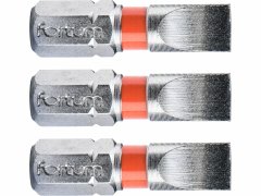 Fortum Bit plochý 3ks, 6x25mm, S2, FORTUM