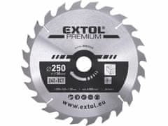 Extol Premium Kotúč pílový s SK plátkami, Ø250x3,2x30mm, 24z, EXTOL PREMIUM