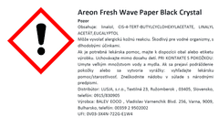 Areon Osviežovač vzduchu Fresh Wave Paper - vôňa Black Crystal