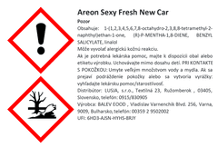 Areon Osviežovač vzduchu Sexy Fresh, vôňa New Car