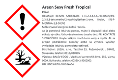 Areon Osviežovač vzduchu Sexy Fresh, vôňa Tropical