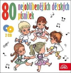 80 najobľúbenejších detských pesničiek - 2 CD