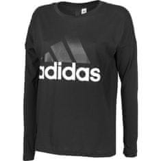 Adidas Tričko čierna XXS Essentials Linear Longsleeve W