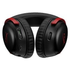 HyperX Sluchátka s mikrofonem Cloud III Wireless - černý/ červený