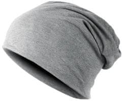 Camerazar Unisex Čiapka Beanie Oversize, svetlo sivá, akrylová priadza, 25,5 cm