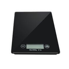 Ruhhy  24211 Digitálna kuchynská váha 5 Kg, slim, čierna