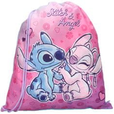 Vadobag Vrecko na prezuvky / vak na chrbát Stitch & Angel