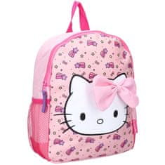 Vadobag Dievčenský batoh Hello Kitty s 3D mašľou