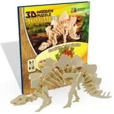 NiXiM Dřevěné 3D puzzle/Stegosaurus