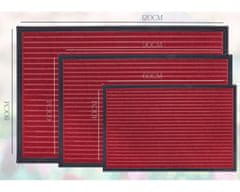 Hanse Home DOPREDAJ: 40x60 cm Rohožka Mix Mats Striped 105649 Red - na von aj na doma 40x60