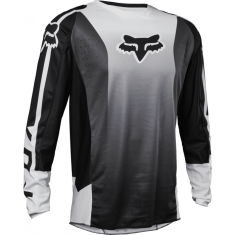 FOX Motokrosový dres 180 Leed Jersey Black/White vel. XS