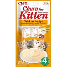 Inaba Churu cat snack Kitten kura 4x 14g