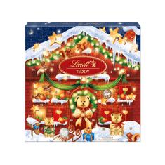 LINDT Adventný kalendár TEDDY 124g