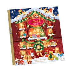 LINDT Adventný kalendár TEDDY 124g