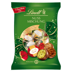 LINDT Double Twist- Čokoládové šišky Mix orieškov 140g