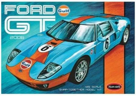 shumee Plastikový model - Gulf 2006 Ford GT auto 1:25 (zaklapnutie - na zostavenie) - Polar Lights