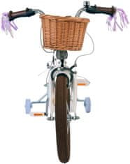 Volare Blossom detský bicykel pre dievčatá - 16 palcov - Biela - Dve ručné brzdy