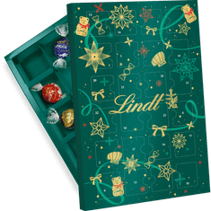 LINDT Advetný kalnedár Pick&Mix zelený