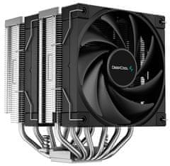 DEEPCOOL chladič AK620 / 2x120mm fan / 6x heatpipes / pre Intel aj AMD