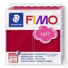 FIMO soft 57g - tmavo červená