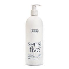 Krémový umývací gél na tvár a telo Sensitive (Face & Body Wash Gél) 400 ml